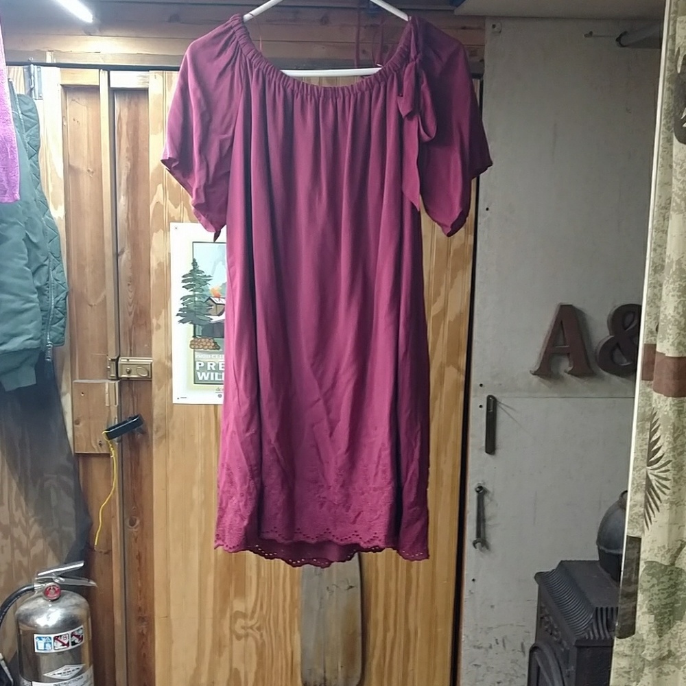 Loft off the shoulder dress